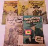 Grouping of (5) Vintage Hopalong Cassidy Comic Books W/ Picture Covers (17, 27, 31, 52, 72)