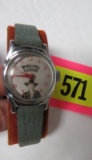 Vintage Hopalong Cassidy Character Wrst Watch