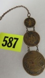 Ca. 1900s Automobile Car and Driver Token Watch Fob