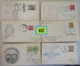 Group of (6) 1930s Military Cover Envelopes