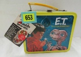 Vintage 1982 E.T. Metal Lunchbox & Thermos, Unused Mint
