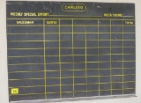 Vintage Carling Salesman Chalkboard Sign, 40