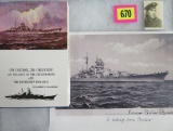 Battleship Bismark Survivor Photo and Book Grouping
