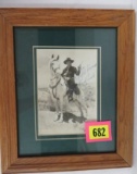 Framed Hopalong Cassidy Signed Photo