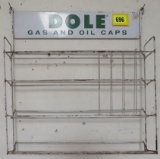 Vintage Dole Gas and Oil Cap Dealer Display Rack