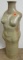 Large Unusual Stoneware Figural Nude Floor Vase/ Jug 43