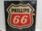 Vintage Phillips 66 Embossed Plastic Sign 32 X 32