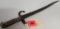 Dated 1868 French Rifle Bayonet/ Sword