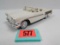 Vintage 1958 Pontiac Bonneville Convertible Promo Car White