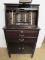 Excellent Antique Optomitrist Eye Glass/ Spetacle Cabinet