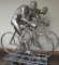 Stunning 1996 Atlanta Olympics Cyclists Metal Sculpture 7 Ft. Tall