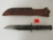 Rare Unmarked Wwii Ka-bar Style Fighting Knife