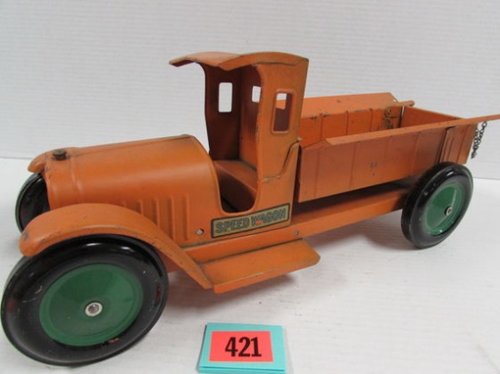 Antique 1930's Structo 17" Speed-wagon Truck