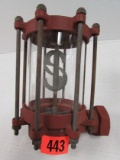 Rare Sharmeter Gas Pump Visi-gauge