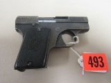 Ultra Rare August Francotte (belgium) Model E 6.35 Mm Pistol