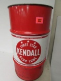Antique Kendall Motor Oil 10 Gallon Grease Can/ Drum