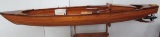 Outstanding Handmade 12 Ft. Cypress & Walnut Canoe