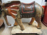 Excellent Well Carved Solid Wood Ride-on Elephant 48