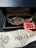 Rare 1929 Packard Hamilton 10 Yr. Service Watch 14k Gold In Original Box