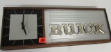 Vintage 1970's Buick Advertising Clock 9 X 25