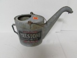 Antique Prestone Anti-freeze Goose Neck Service Station Can