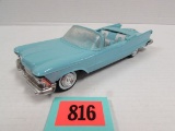 Vintage 1958 Chrysler Imperial Convertible Promo Car Blue