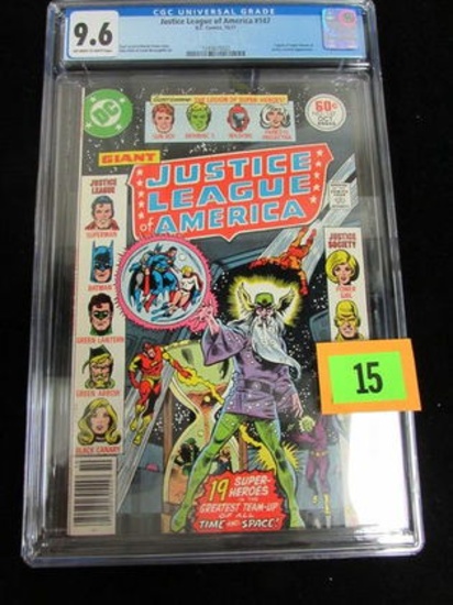 Justice League Of America #147 (1977) Cgc 9.6