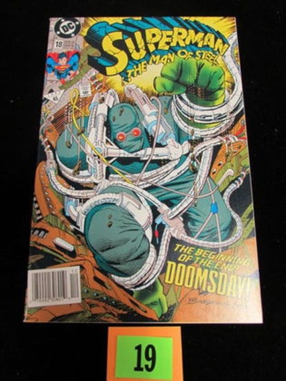 Superman Man Of Steel #18 (1992) Key 1st Appearance Doomsday