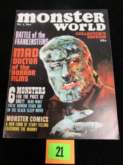 Monster World #1 (1964) Key 1st Issue Warren Publishing