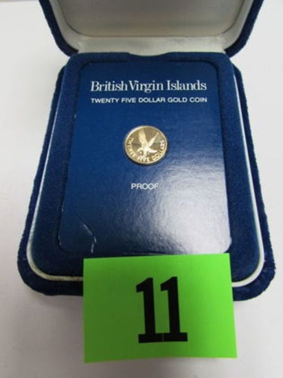 1980 British Virgin Islands $25 Gold Coin