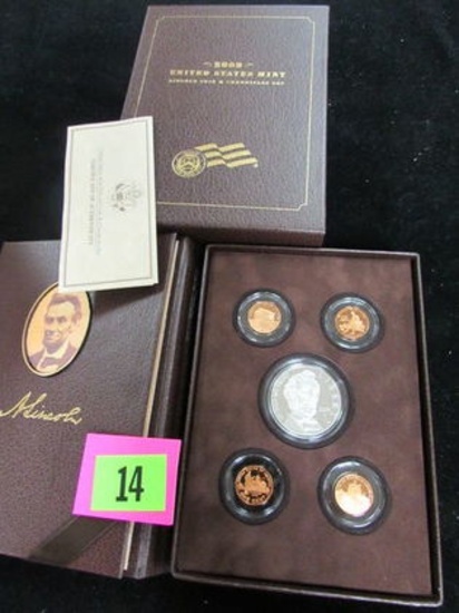 2009 Us Mint Abraham Lincoln Coin And Chronicle Set