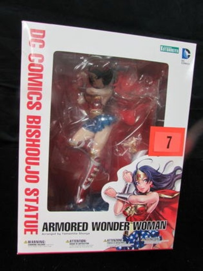 Rare Dc Kotobukiya Armored Wonder Woman Bishoujo Statue Mib 1:7 Scale