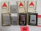 Group of (5) Vintage 1950s-1960s Zippo Advertising Lighters, (3) MIB