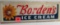 Vintage 1950's/60's Borden's Ice Cream Embossed Plastic Sign 9 x 25