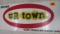 Vintage 1950s Up Town Soda Metal Advertising Sign, 29