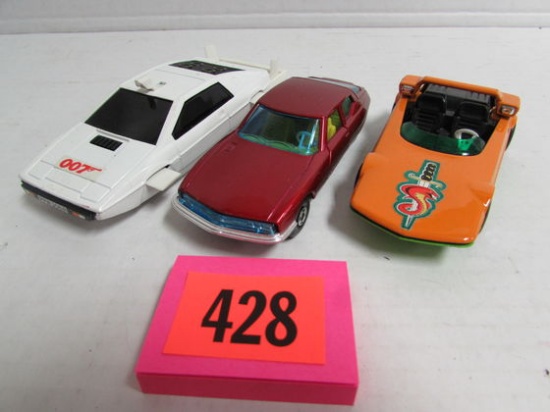 (3) Vintage Corgi Diecast Cars incl. James Bond