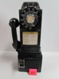 Vintage Cast Iron Bell Telephone Pay-Phone