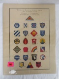 WWII Seventh U.S. Army (France - Germany) Insignia Poster