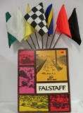 Rare Vintage 1972 Falstaff Beer Indy 500 Advertising Sign