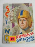 Antique Original 1939 USC vs Notre Dame Football Program