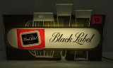 Excellent Carling Black Label Beer Lighted Advertising Sign