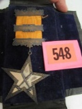 Antique Sterling Silver Past Master Loyal Orange Lodge #1041 Badge