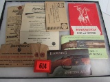 Grouping of Antique Remington, Winchester, Browning Catalogs, Instructions, Pamphlets Etc.