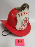 Vintage 1950's/60's Texaco Fire Chief Childs Toy Helmet