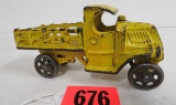 1930s Hubley Mack Cab Cast Iron Stake Truck, 5