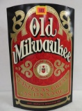 Vintage 1980s Old Milwaukee Curved Beer Advertising Sign