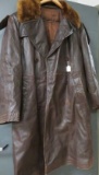 Early 1920s-1930s US Navy Leather Flyer Coat