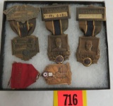 Lot of (4) 1930s-1940s American Legion Reunion Awards