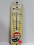 Antique 1957 Dated Pepsi Cola Embossed Metal 27