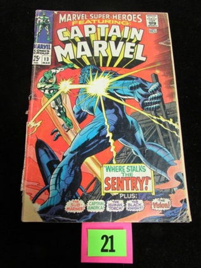 Marvel Super Heroes #13 (1968) Key 1st Appearance Carol Danvers (ms. Marvel)